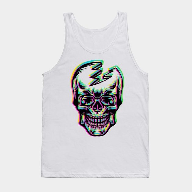 Flazh Skull Tank Top by Stayhoom